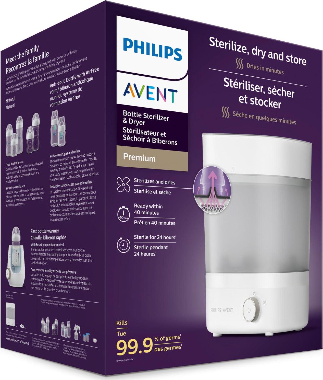 Philips Avent Premium Baby Bottle Sterilizer with Dryer SCF293/00 - Image 9