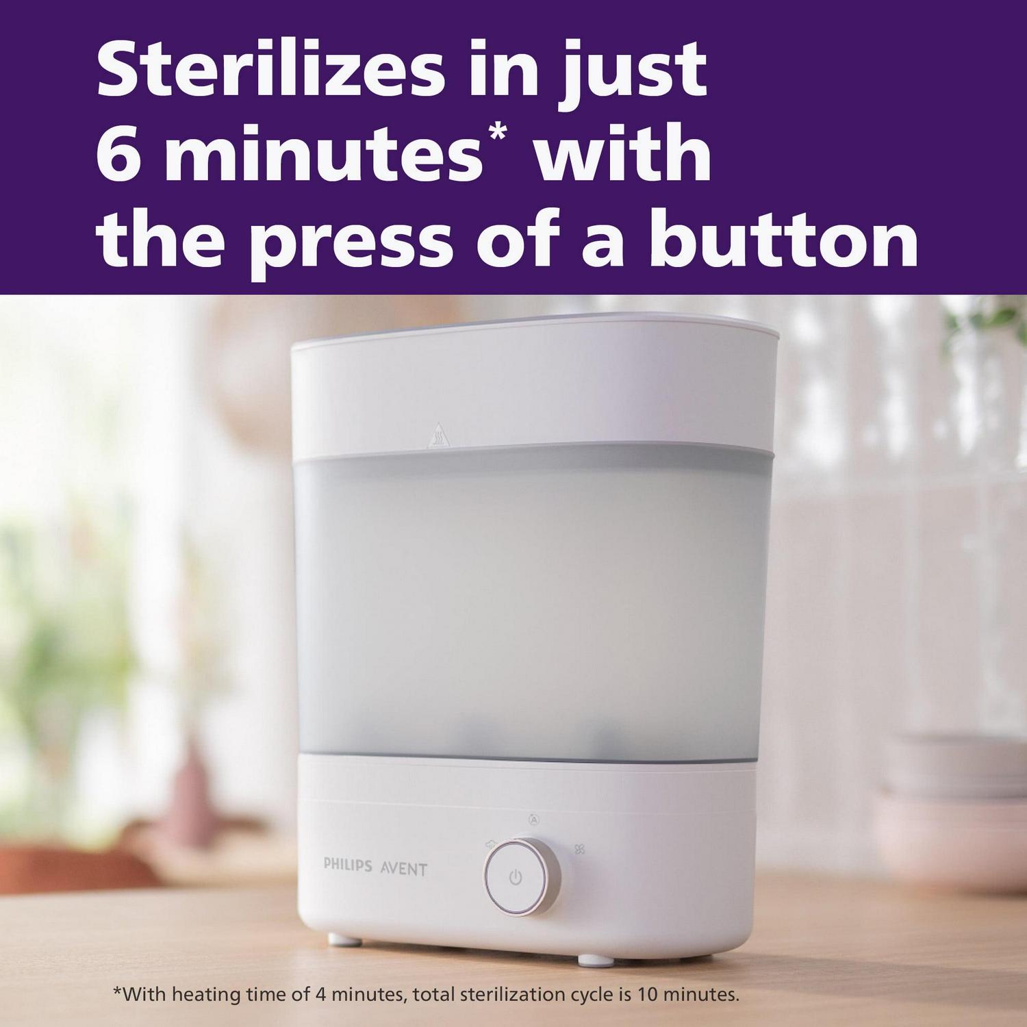 Philips Avent Premium Baby Bottle Sterilizer with Dryer SCF293/00 - Image 3