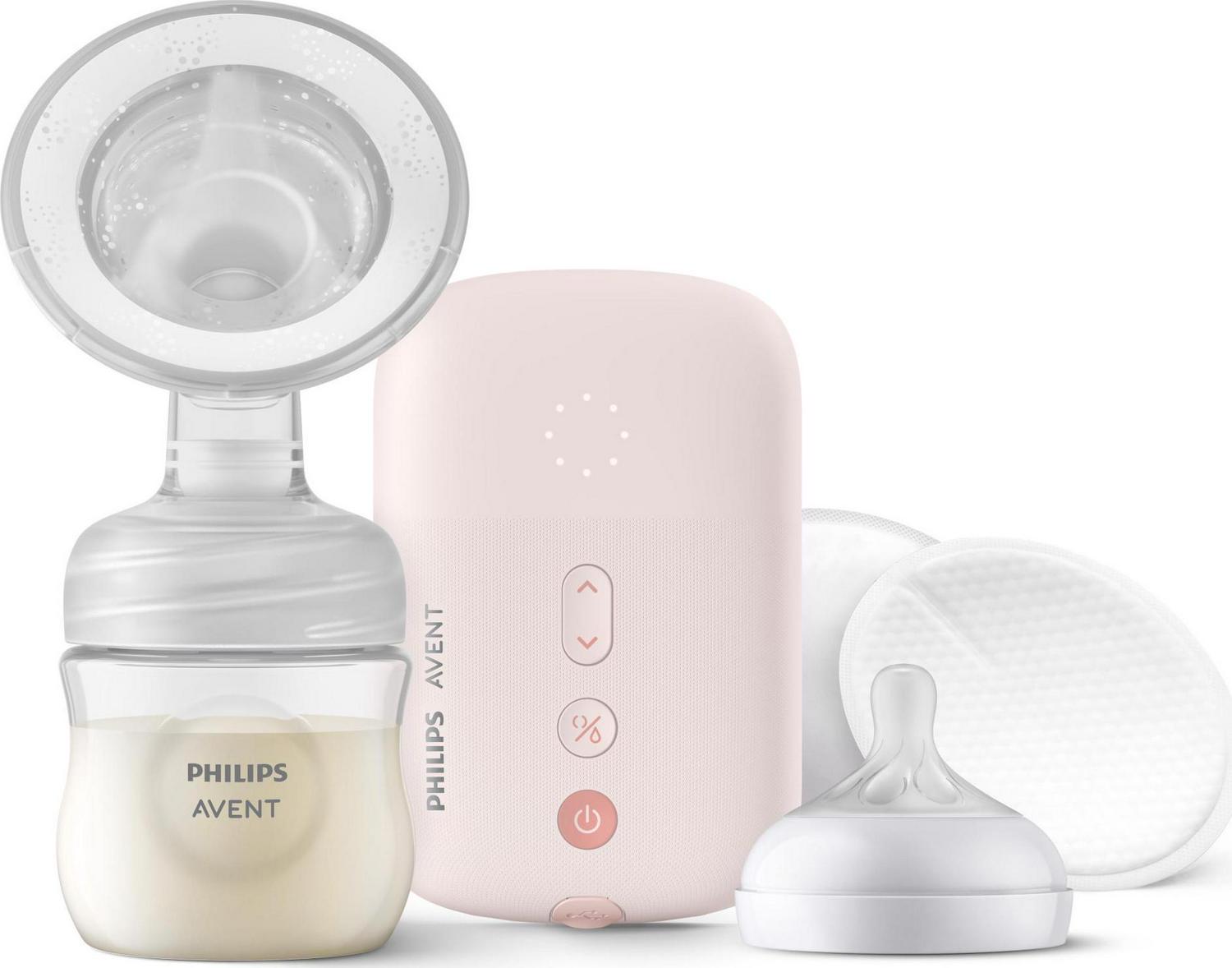 Philips AVENT Single Electric Breast Pump Advanced with Natural Motion Technology, SCF391/62, Pump Light Pink, Bottle Clear - Image 7