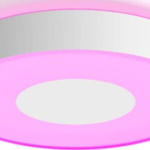 Philips Hue 15” Modern Bluetooth 2-Light Ceiling Light with Glass Shade