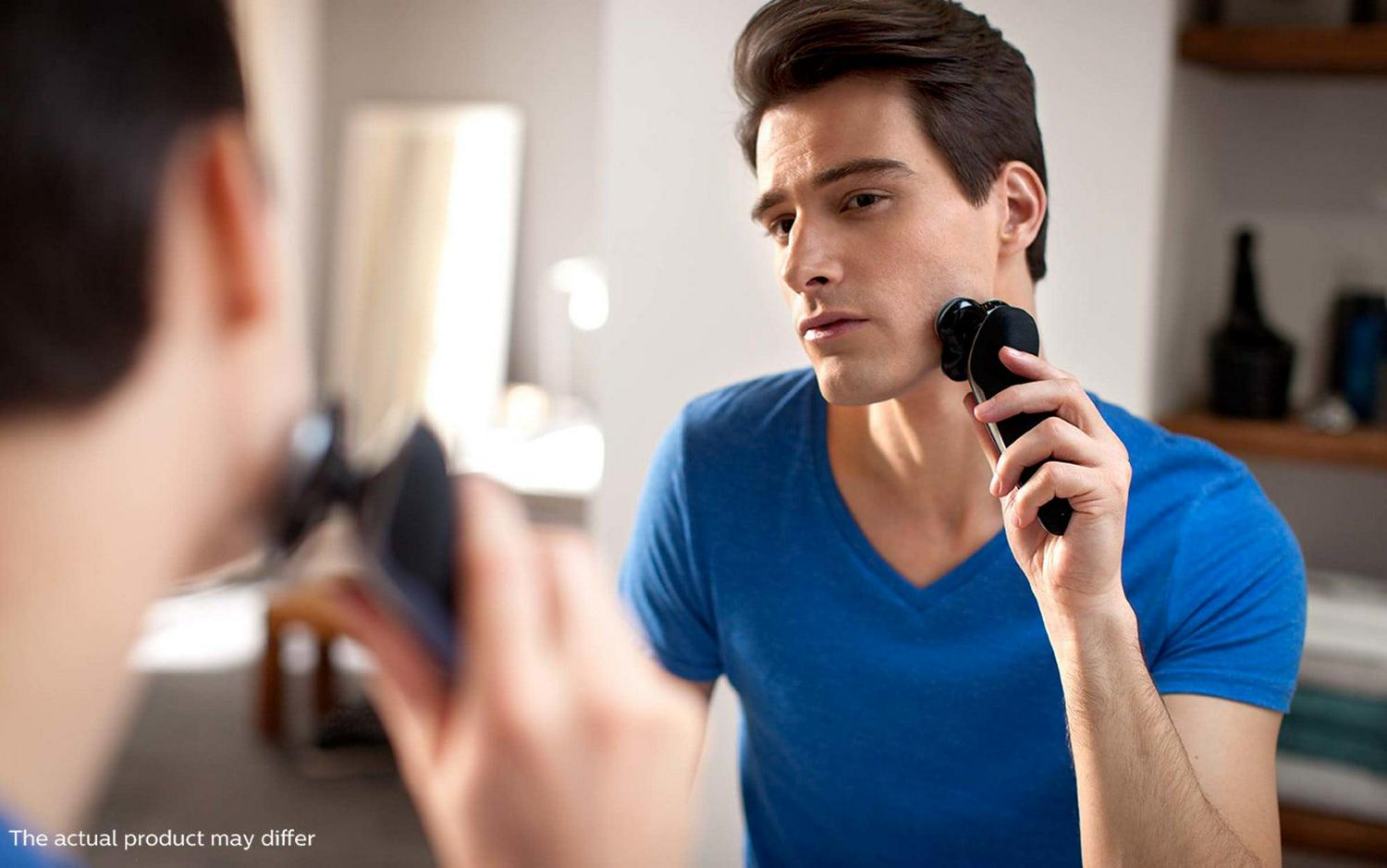 Philips Norelco 9300 Rechargeable Wet & Dry Electric Shaver with Smartclean, Travel Case, Click-On Precision Trimmer, S9311/84 - Image 8