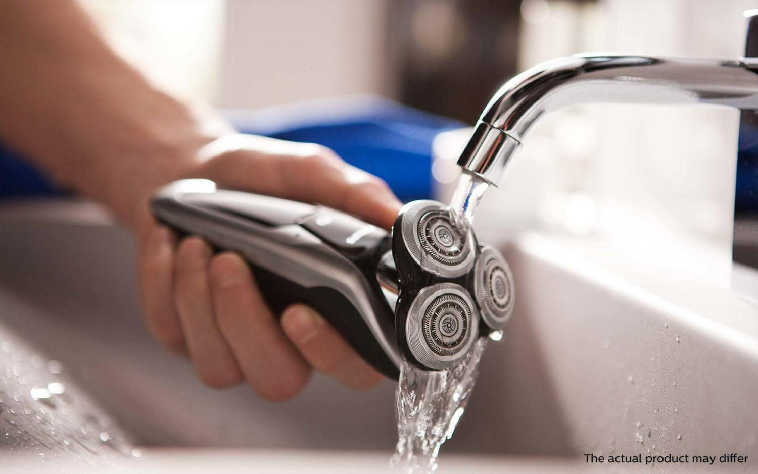 Philips Norelco 9300 Rechargeable Wet & Dry Electric Shaver with Smartclean, Travel Case, Click-On Precision Trimmer, S9311/84 - Image 11