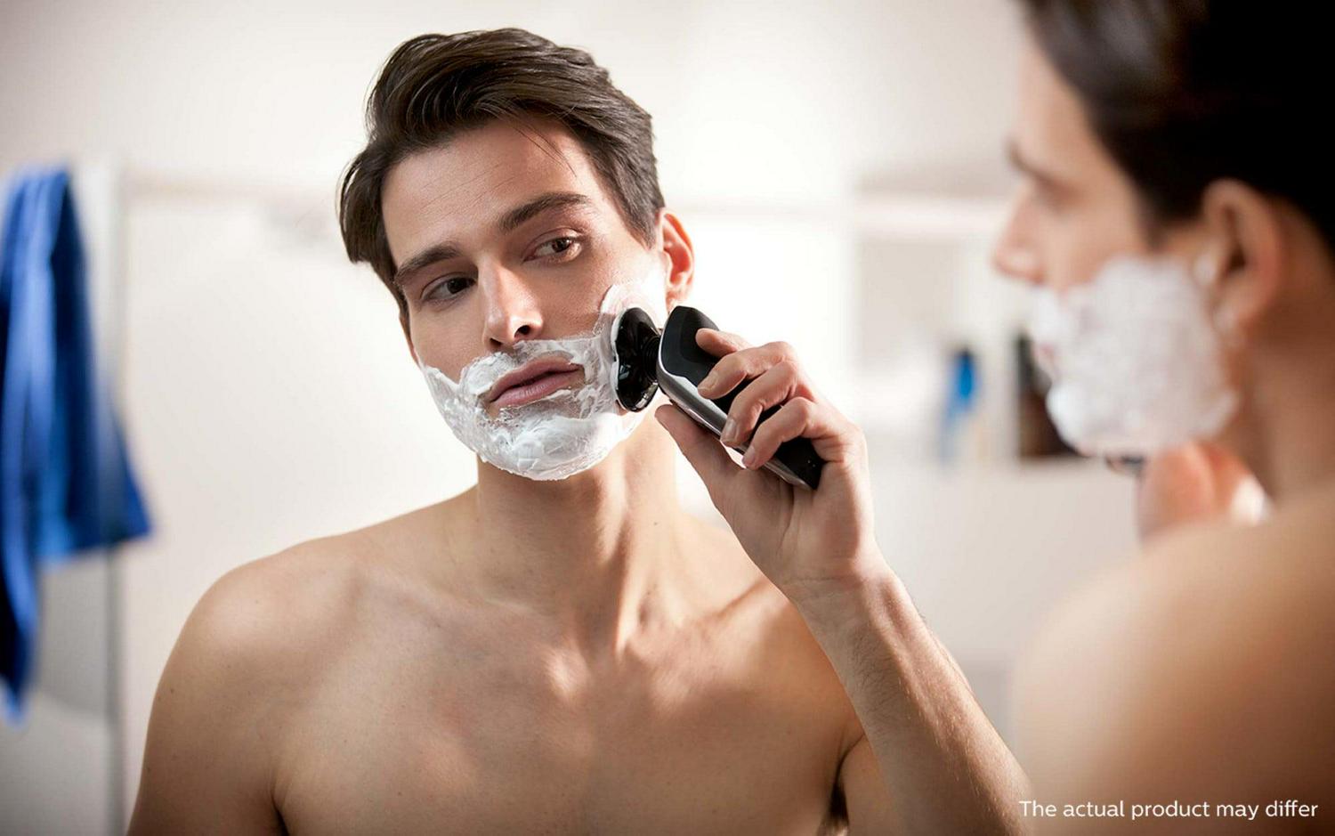 Philips Norelco 9300 Rechargeable Wet & Dry Electric Shaver with Smartclean, Travel Case, Click-On Precision Trimmer, S9311/84 - Image 13