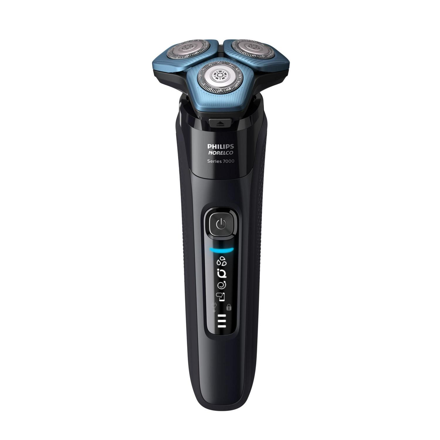 Philips Norelco Shaver 7500, Rechargeable Wet & Dry Electric Shaver with Senseiq Technology, Quick Clean Pod, Travel Case and Pop-Up Trimmer, S7783/84 - Image 3