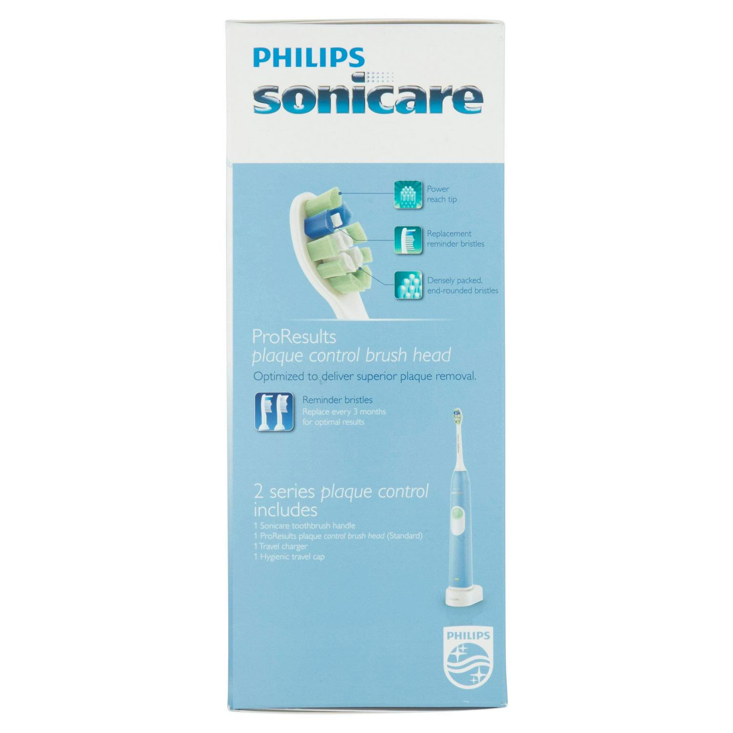 Philips Sonicare 2 Series Plaque Control Rechargeable Electric Toothbrush, Steel Blue HX6211/46 - Image 5