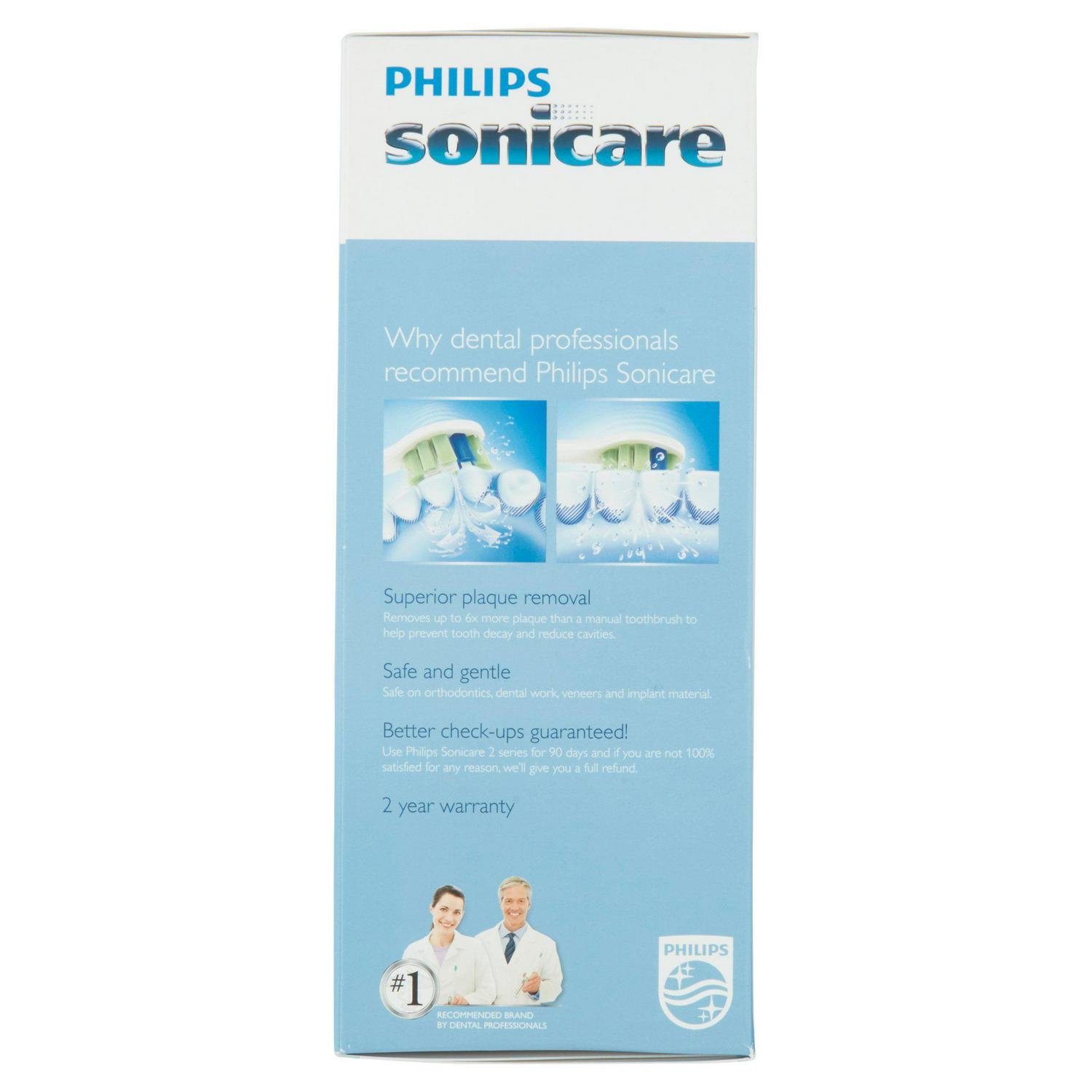 Philips Sonicare 2 Series Plaque Control Rechargeable Electric Toothbrush, Steel Blue HX6211/46 - Image 9