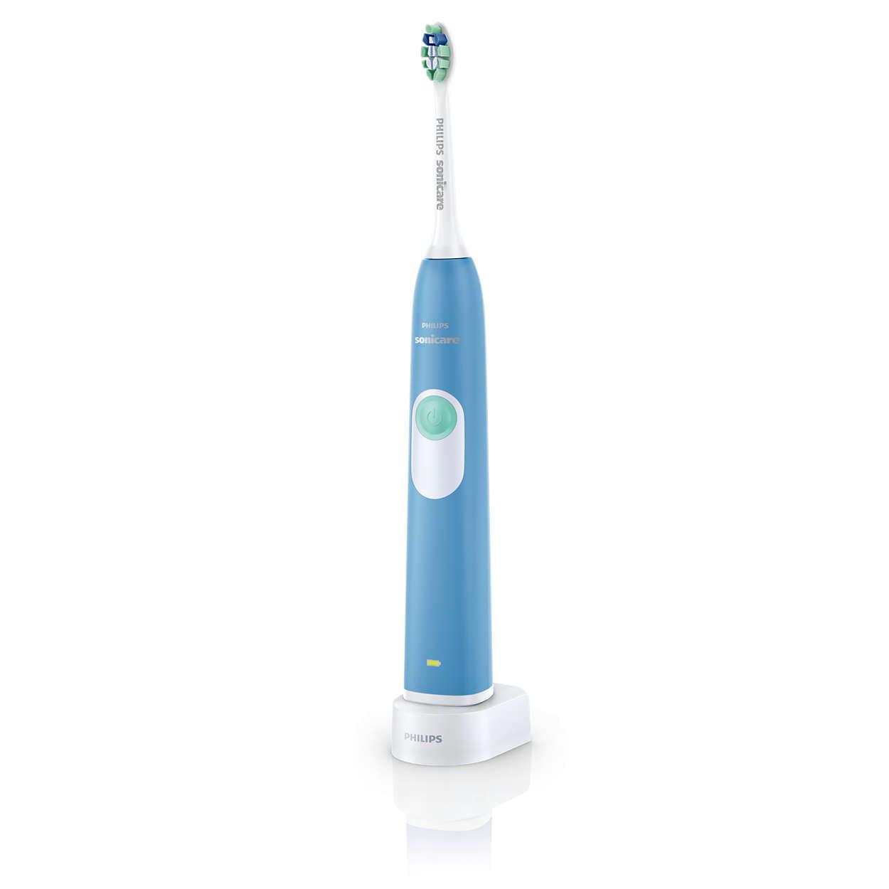 Philips Sonicare 2 Series Plaque Control Rechargeable Electric Toothbrush, Steel Blue HX6211/46 - Image 2