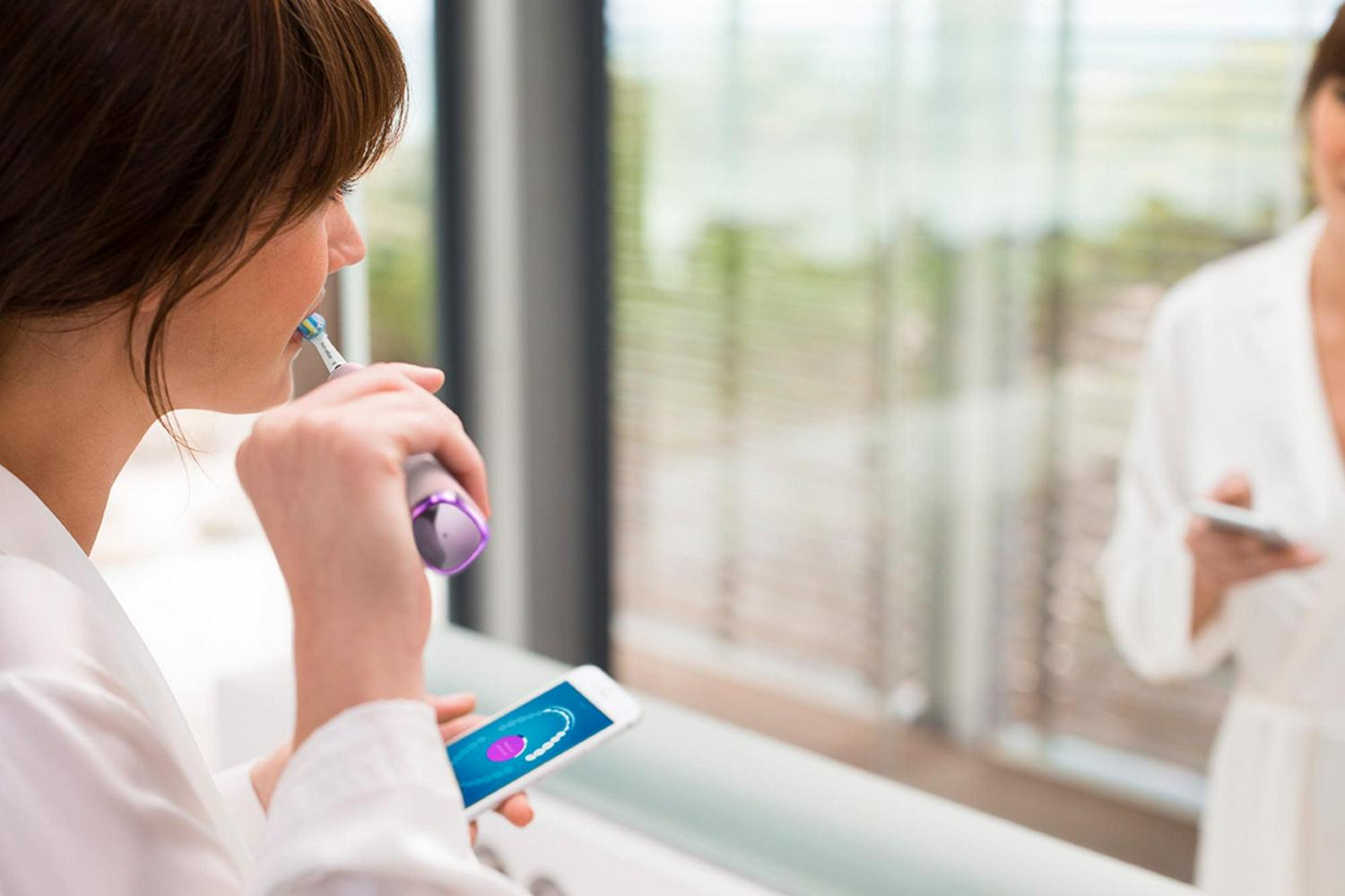 Philips Sonicare Diamondclean Smart Electric, Rechargeable Toothbrush For Complete Oral Care – 9300 Series, Pink, HX9903/21 - Image 18