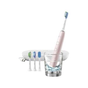 Philips Sonicare ($20 Rebate Available) DiamondClean Smart 9500 Electric, Rechargeable toothbrush for Complete Oral Care, with Charging Travel Case, 5 modes – 9500 Series, Pink, HX9924/21
