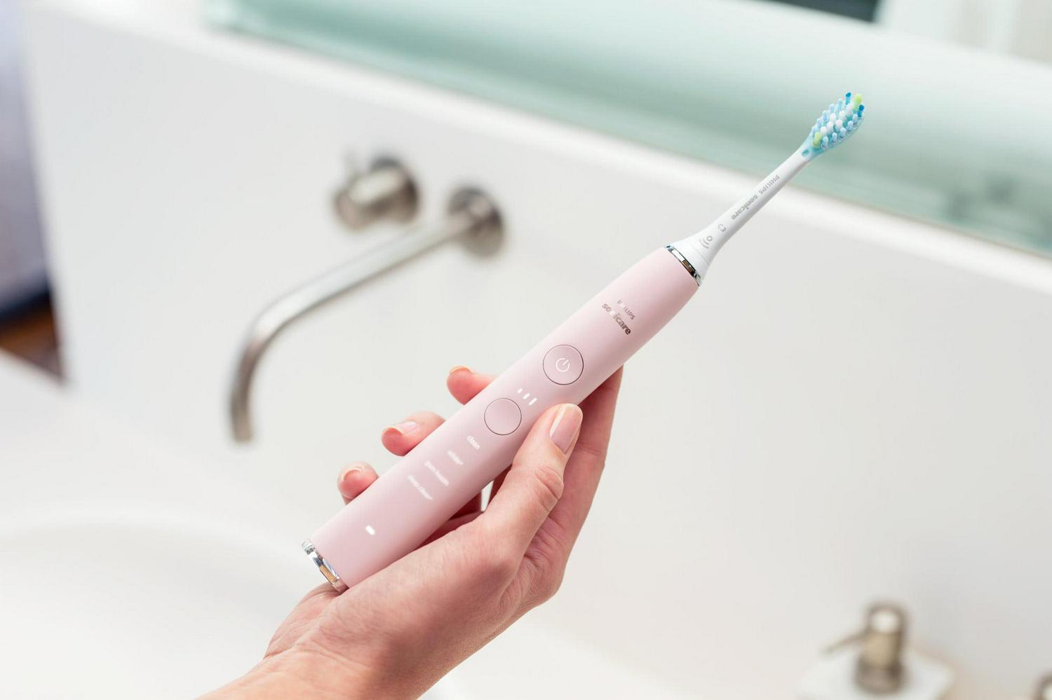 Philips Sonicare Diamondclean Smart Electric, Rechargeable Toothbrush For Complete Oral Care – 9300 Series, Pink, HX9903/21 - Image 17
