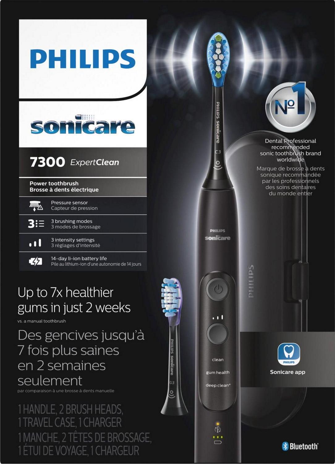 Philips Sonicare ExpertClean 7300, Rechargeable Electric Toothbrush, Black HX9610/17 - Image 14
