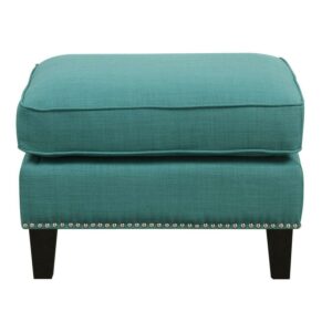 Picket House Emery Ottoman Heirloom Teal