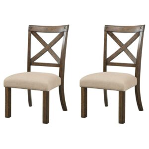 Picket House Francis X-Back Wooden Side Chair, Set of 2