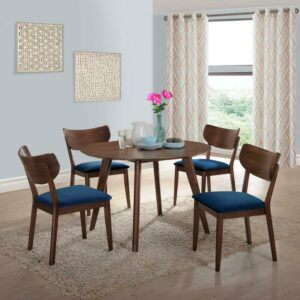 Picket House Furnishings Rosie Dining Table Modern/Walnut/Solid Rubberwood