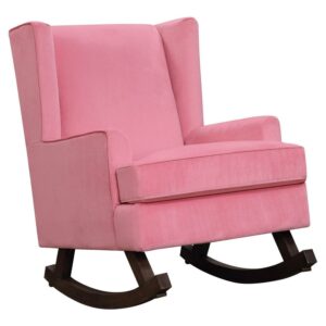 Picket House Furnishings Lily Glider Chair-Finish:Pink