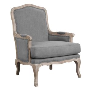 Picket House Furnishings Regal Accent Chair in Slate