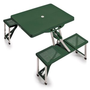Picnic Time Portable Table and Seats 4-Seat Folding Picnic with Integrated Table, White (2 Count)