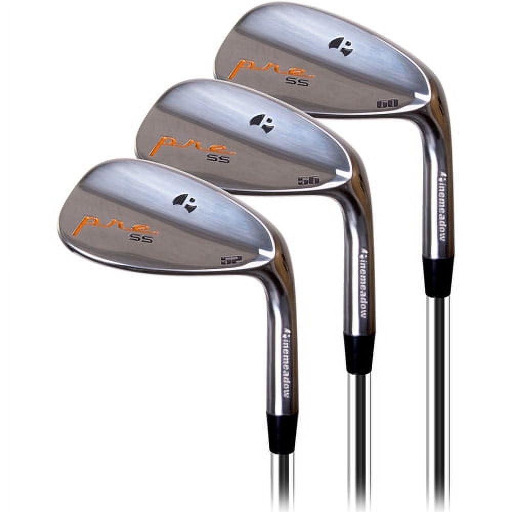 Pinemeadow Pre 3 Wedge Pack (Right-Handed, Steel, Regular, 52/56/60-Degrees)