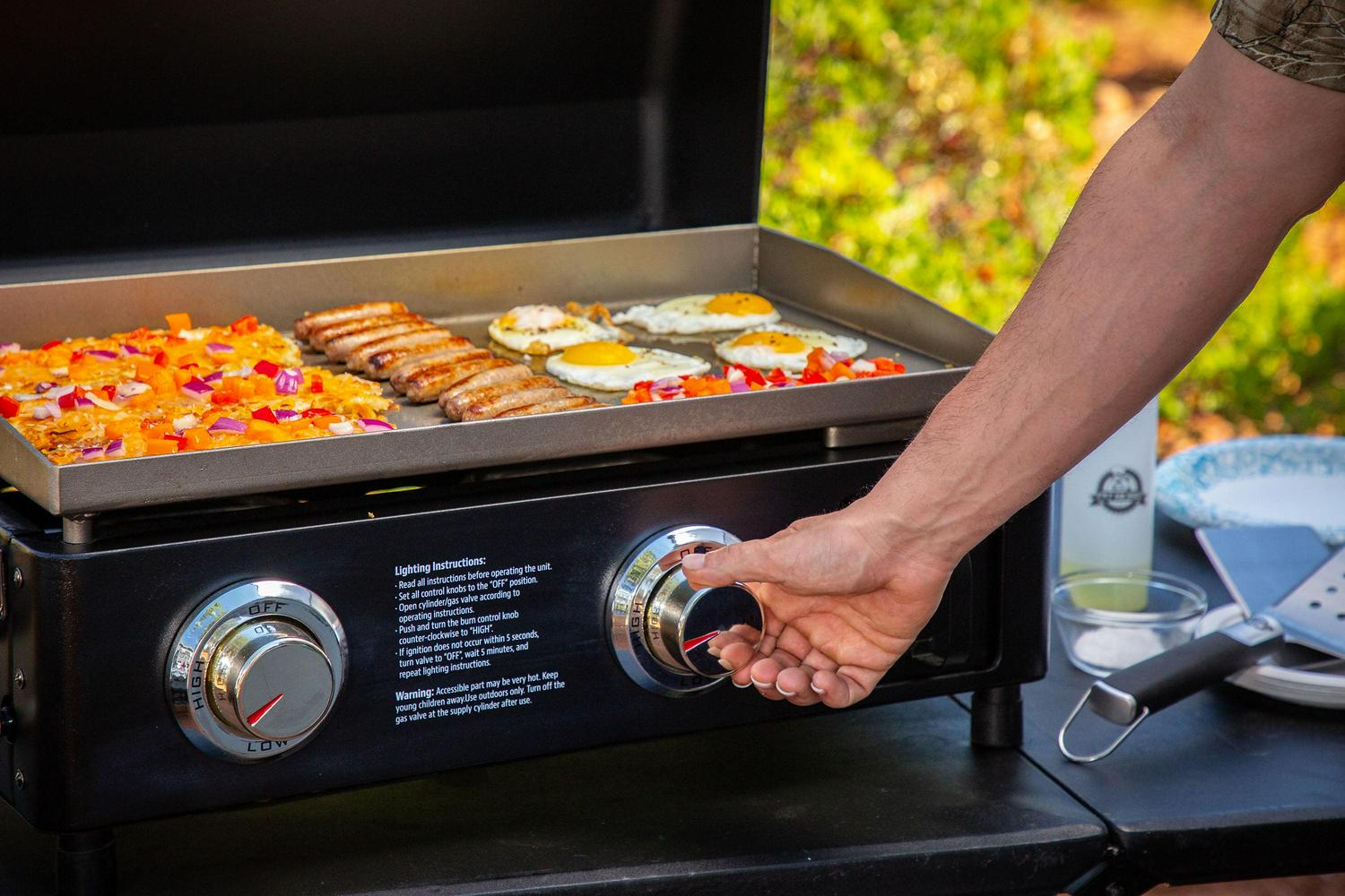 Pit Boss 2-Burner 19" Table Top Gas Griddle - Image 7