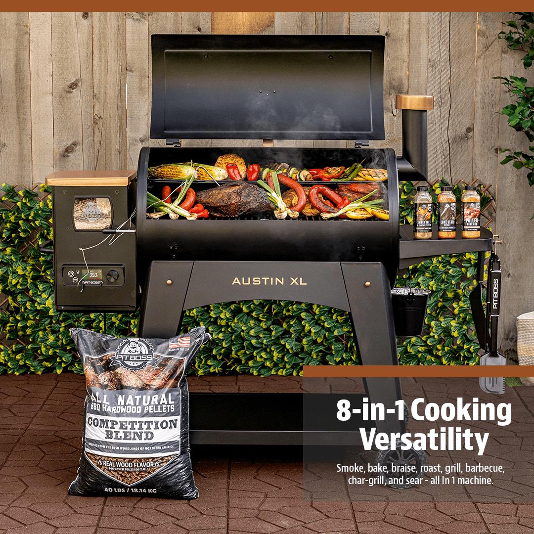 Pit Boss Pellet Smoker, Austin XL 1000 Square Inch Wood Fired Pellet Grill, Onyx Series - Image 5