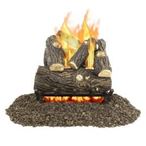 Pleasant Hearth Willow Oak 18" Vented Gas Log Set 45,000 BTU