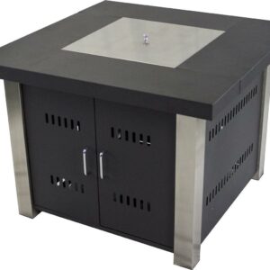Pleasant Hearth 38" Square 40000 BTU Propane Fire Pit Table