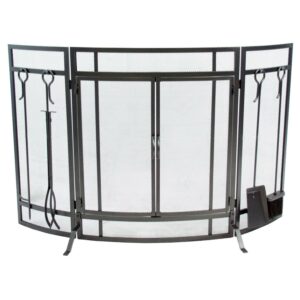 Pleasant Hearth FA498ST Curved Screen with Tools