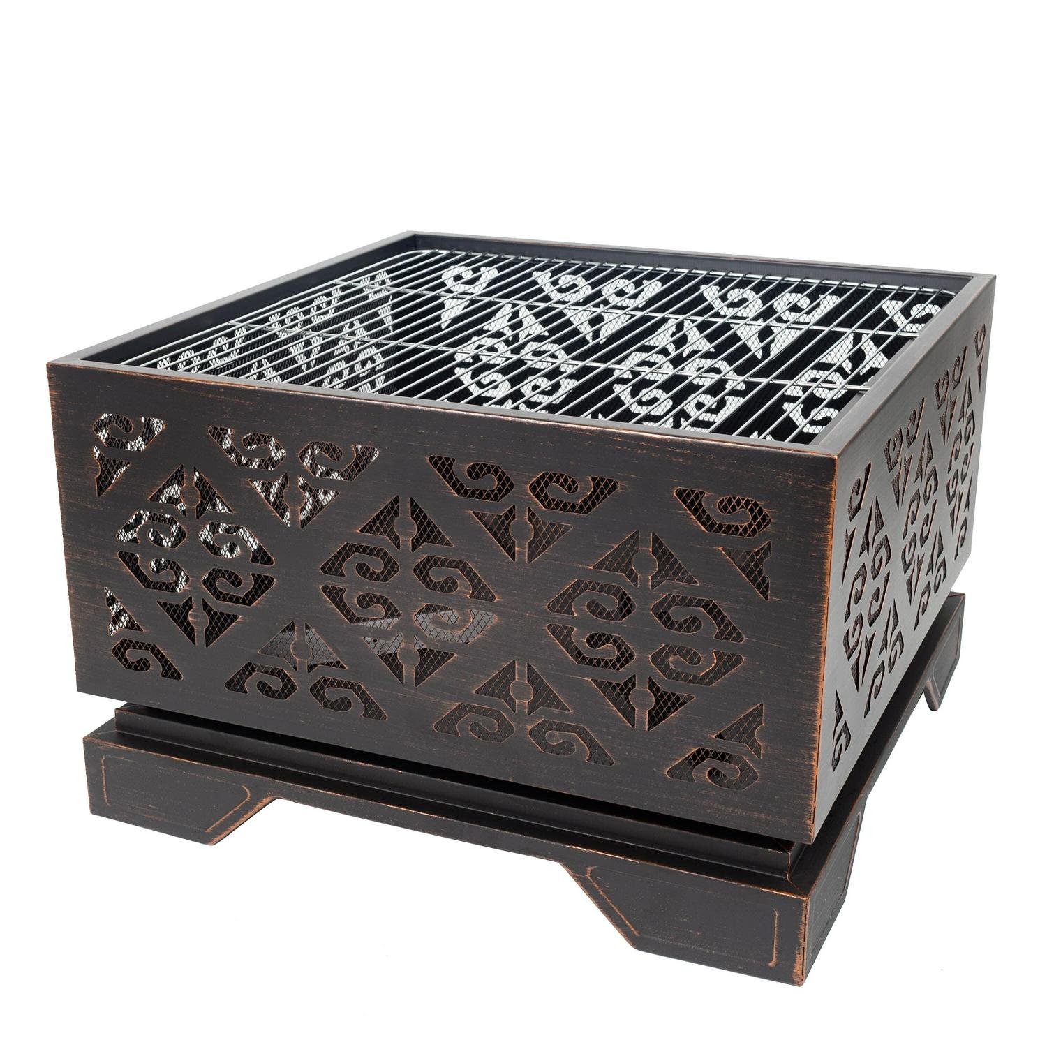 Pleasant Hearth OFW118S 26" Vienna Outdoor Wood Burning Fire Pit - Image 2