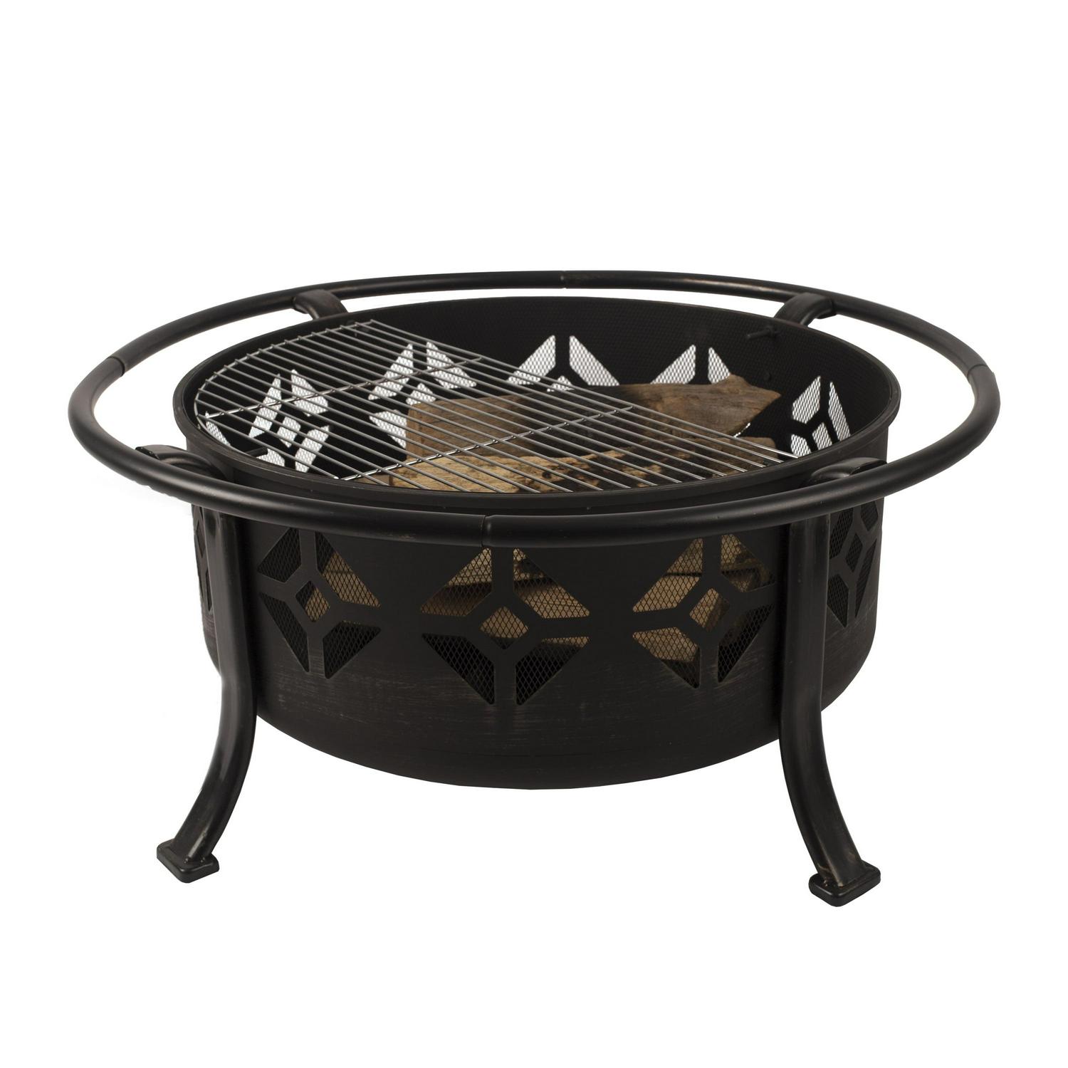 Pleasant Hearth Wood Burning OFW110R Sunderland Deep Bowl Fire Pit - Image 5