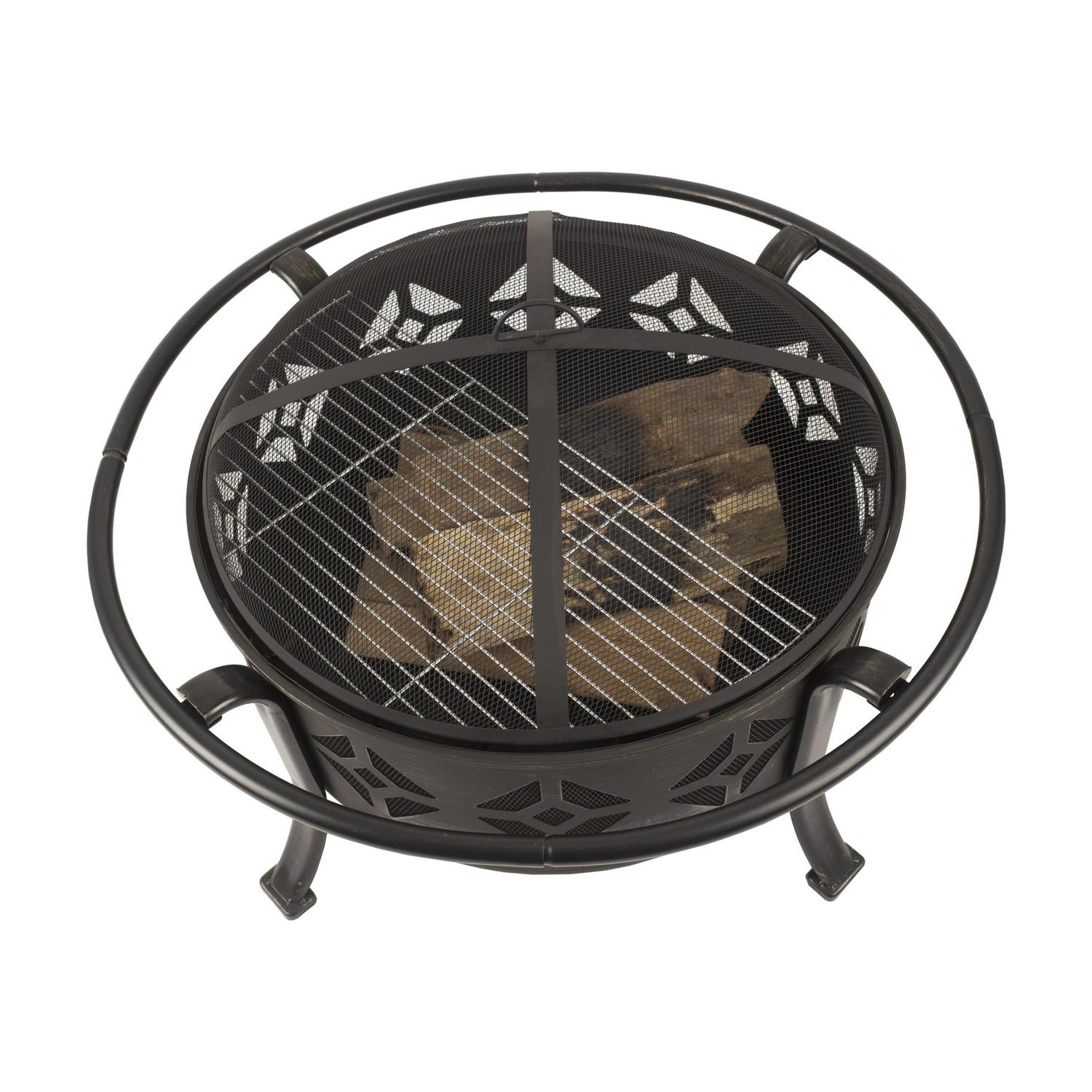 Pleasant Hearth Wood Burning OFW110R Sunderland Deep Bowl Fire Pit - Image 6