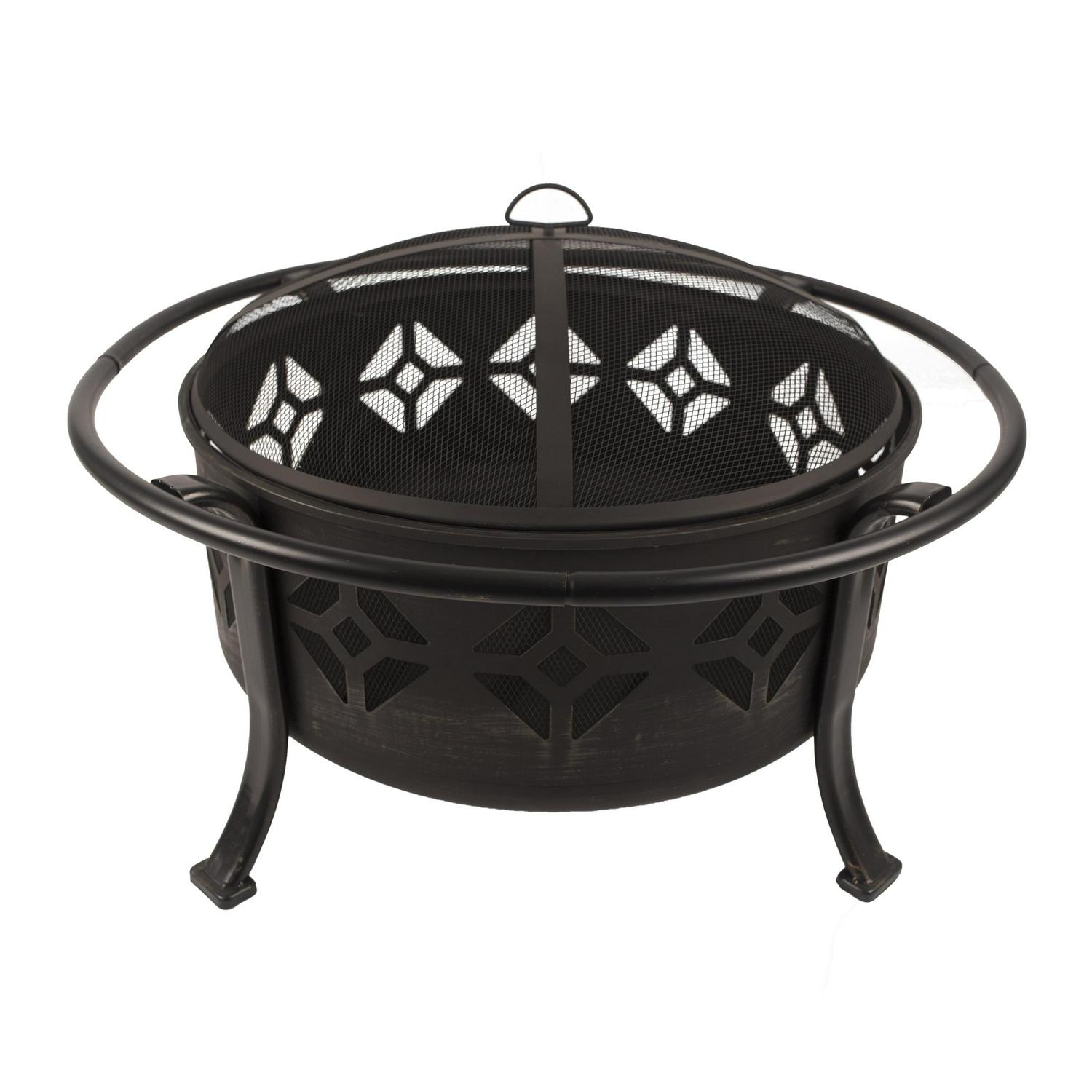 Pleasant Hearth Wood Burning OFW110R Sunderland Deep Bowl Fire Pit - Image 9