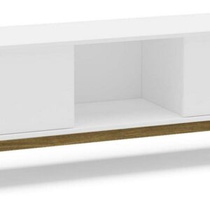 Polifurniture Porto Rico 2 Door TV Stand for TVs up to 65", White