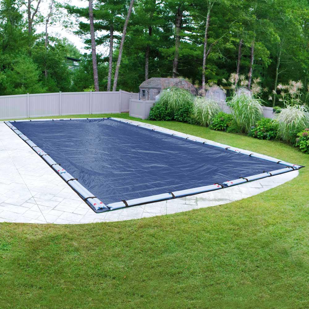 Pool Mate 20 Year Premium Ocean Blue In-Ground Winter Pool Cover, 25 x 45 ft. Pool - Image 3