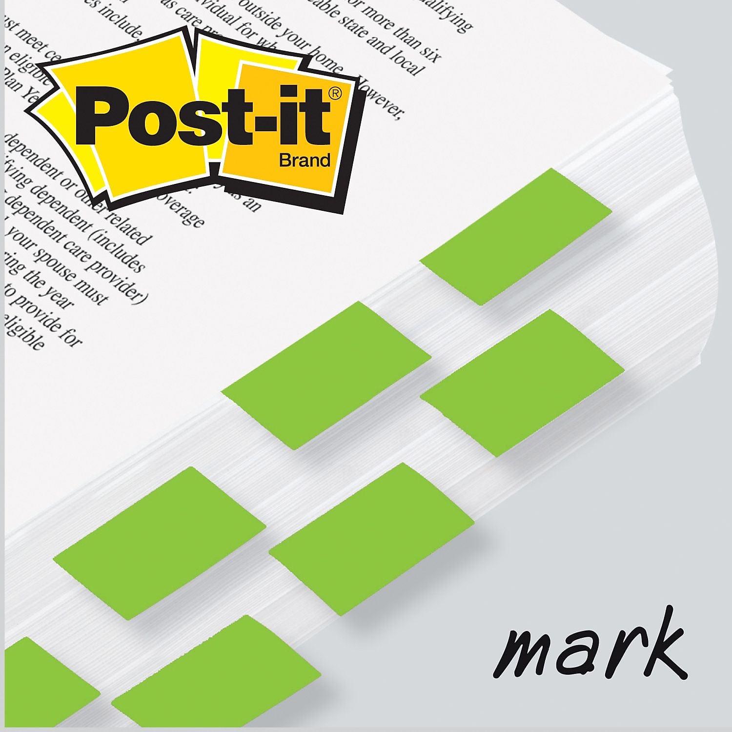 Post-it Flag 1 x 1-3/4 2-Pack Bright Green 680BG2CT