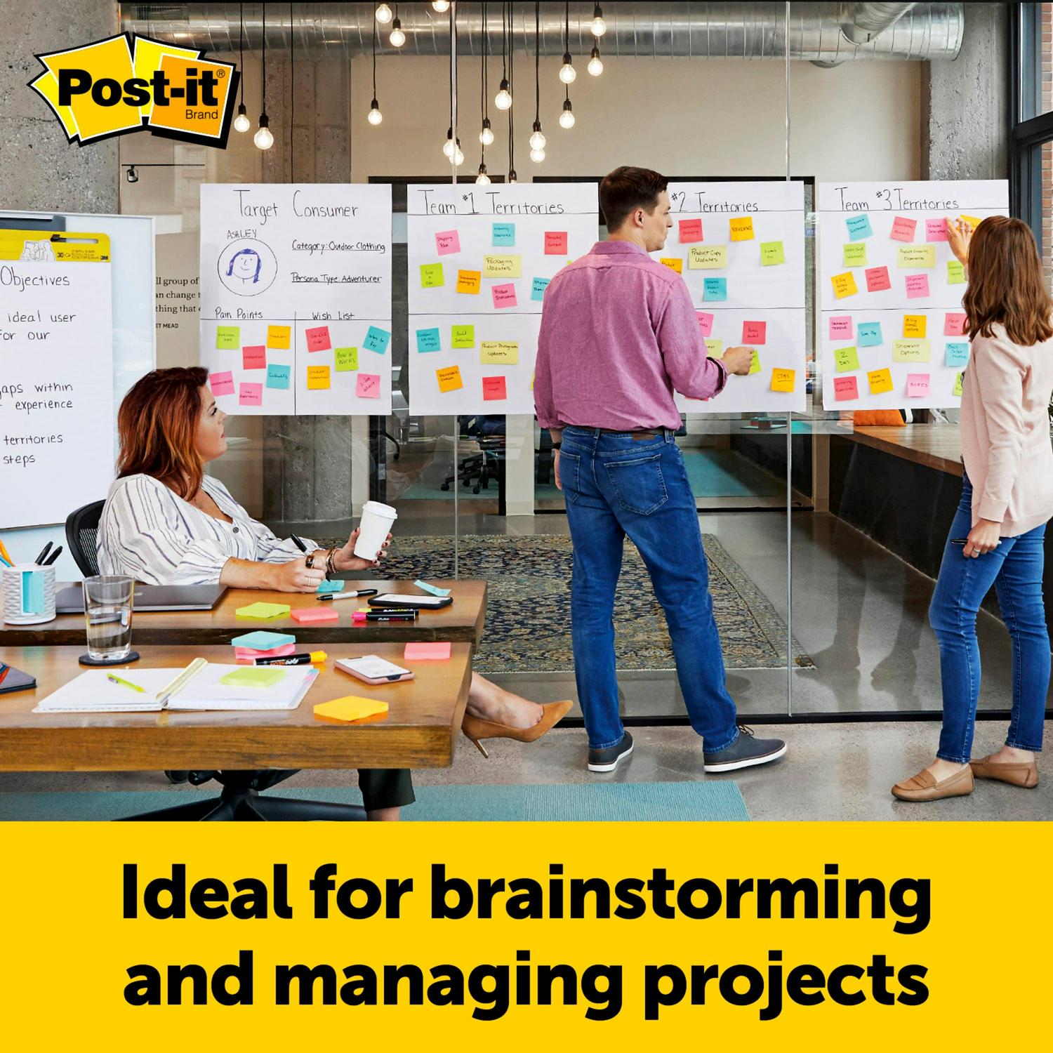 Post-it Super Sticky Easel Pad, 25" x 30", 30 Shts/Pad, White, 6 Pads - Image 7