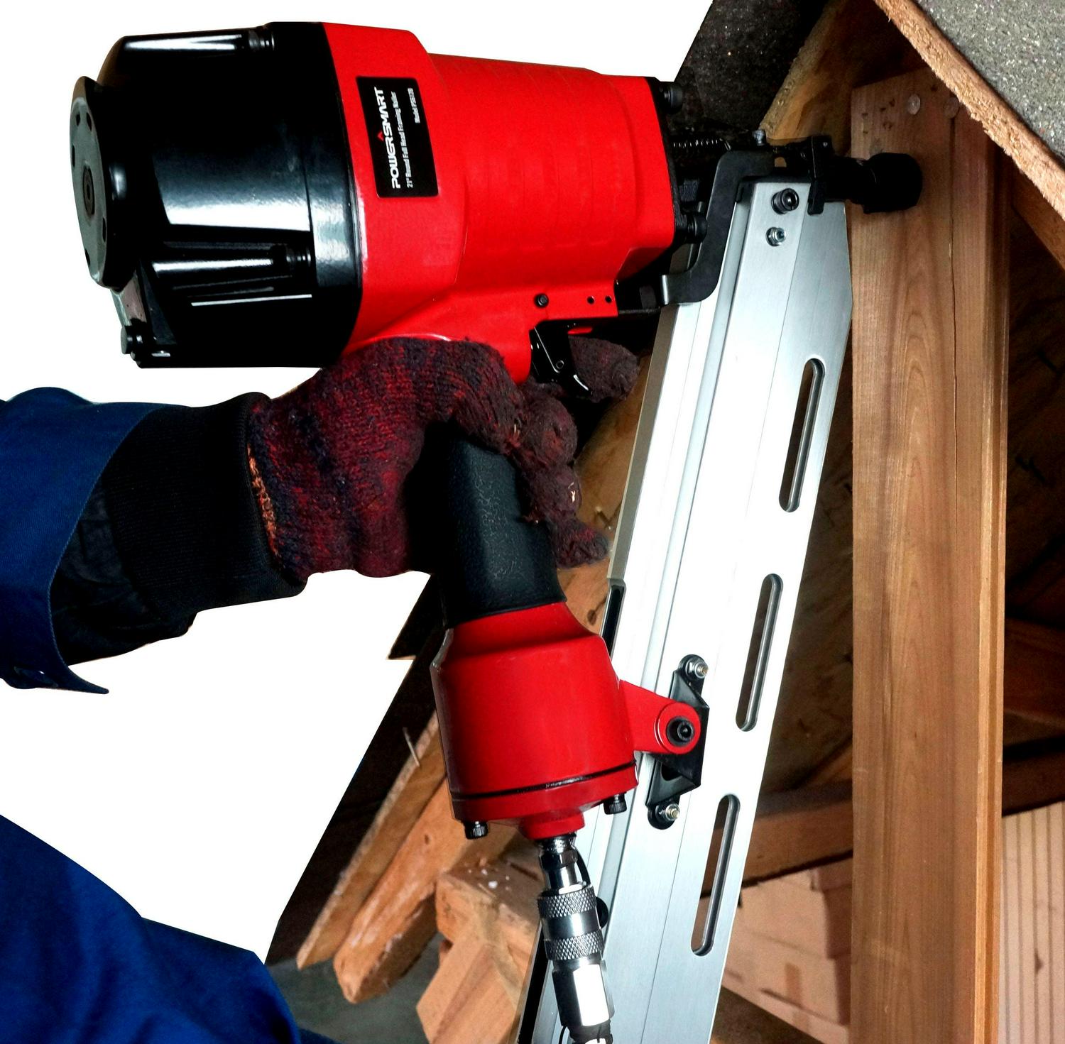 PowerSmart Pneumatic 21 Degree Round Head Framing Nailer, PS6120 - Image 4