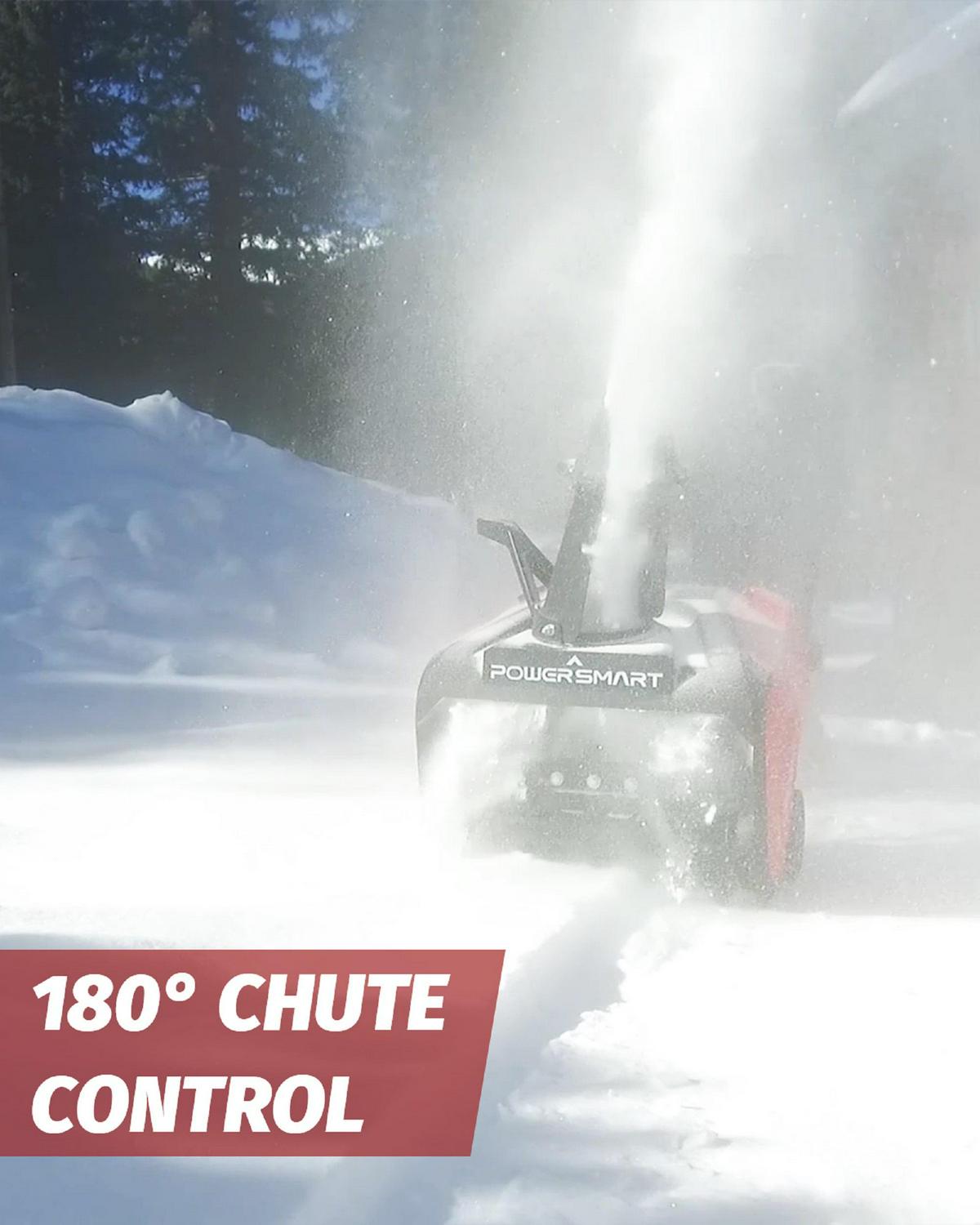 Powersmart 21 inch Single Stage 196CC Gas Snow Blower,PSS1210M - Image 6