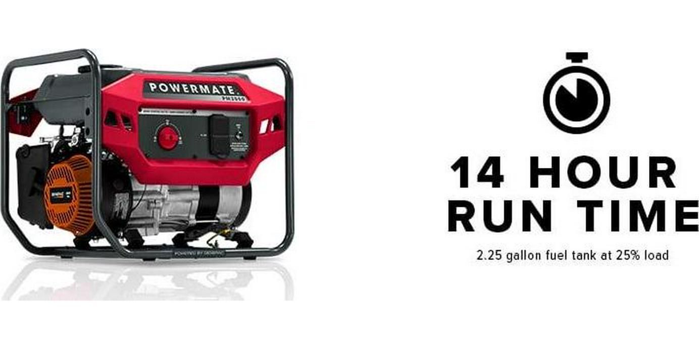 Powermate PM2000 - 2,000 Watt Gasoline Powered Portable Generator, 49 ST / CSA, Powered by Generac - Image 7