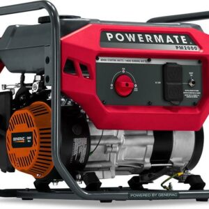 Powermate PM2000 - 2,000 Watt Gasoline Powered Portable Generator, 49 ST / CSA, Powered by Generac