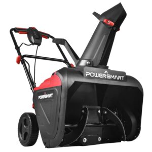 PowerSmart Electric 21” 15A 120V Self-Propelled Snow Blower, Maintenance-Free & Safety Design