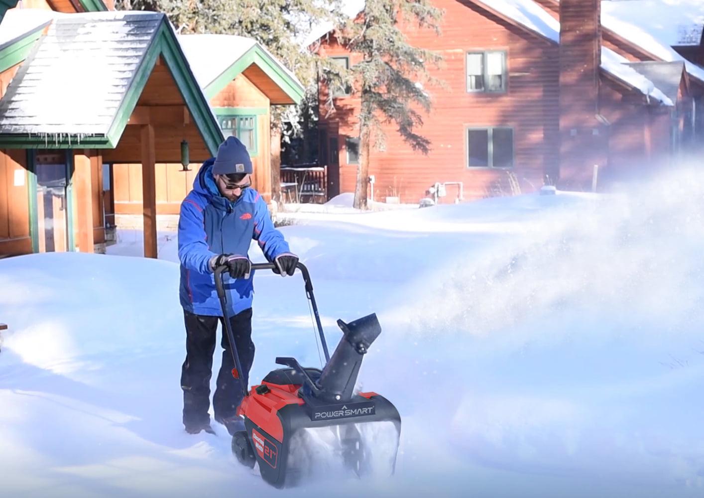 Powersmart 21 inch Single Stage Gas Snow Blower PSSW21 - Image 6