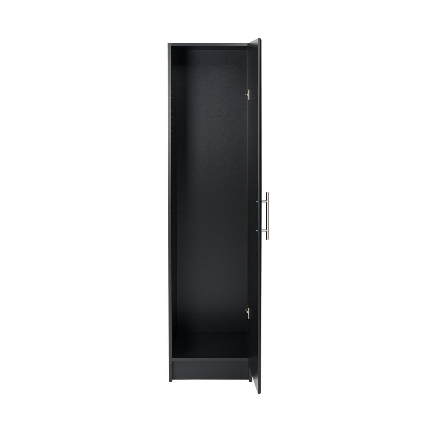 Prepac Elite 16" Storage Cabinet, Black Storage Cabinet, Bathroom Cabinet, Pantry Cabinet with 2 Adjustable Shelves, 16" D x 16" W x 65" H, BEB-1664 - Image 12