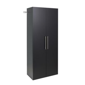 Prepac HangUps Shoe Storage Cabinet, Black (Box 1 of 2)
