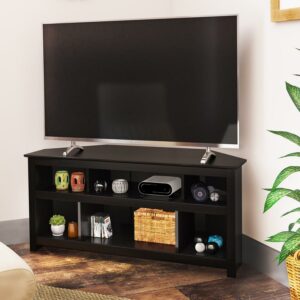 Black Vasari Corner Flat Panel Plasma/LCD TV Console