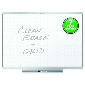 Quartet QRTTE547AP2 Total Erase Whiteboard- with Marker- Tray- 6 ft. x 4 ft.- Aluminum