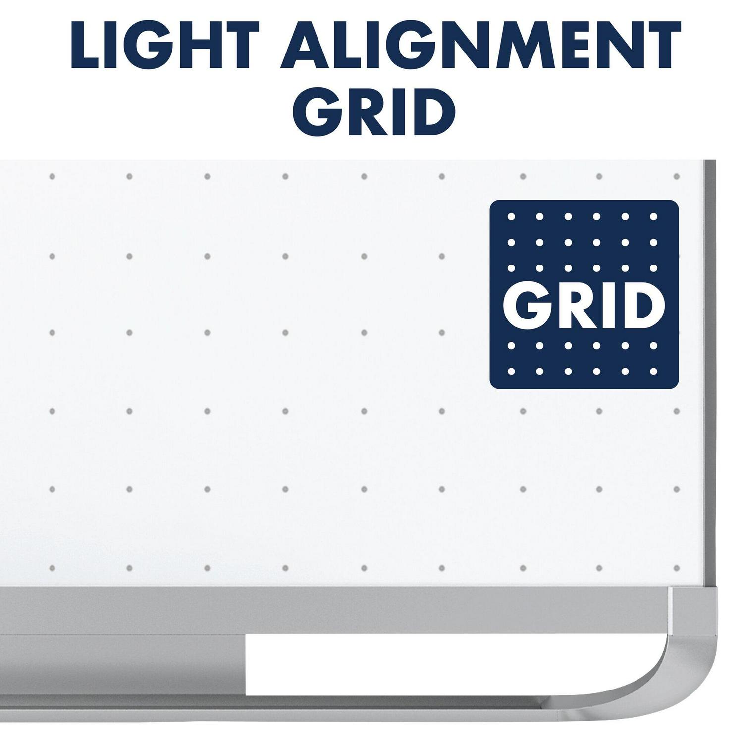 Quartet QRTTE544AP2 Total Erase Whiteboard- with Marker- Tray- 4 ft. x 3 ft.- Aluminum - Image 7