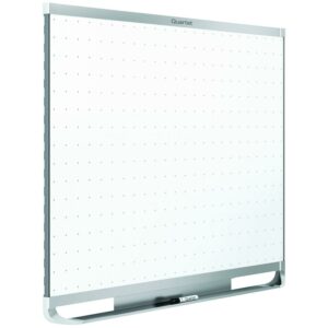 Quartet QRTTE544AP2 Total Erase Whiteboard- with Marker- Tray- 4 ft. x 3 ft.- Aluminum