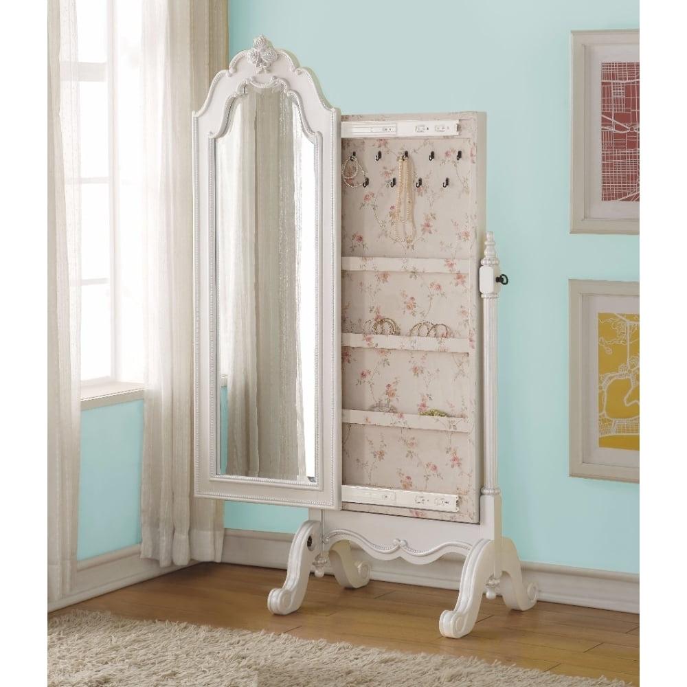 Acme Furniture Edalene Jewelry Armoire, Pearl White - Image 2