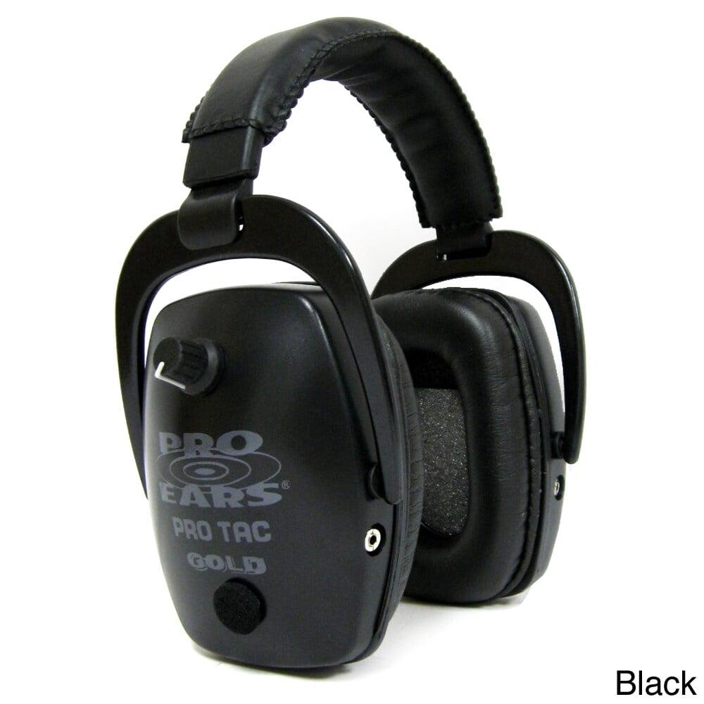 Pro Ears ProTac Slim Gold NRR 28 Green w Lithium 123 Batteries - Image 2