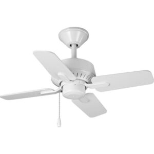 P250008-030-Progress Lighting-Drift - Wide - Ceiling Fan in New Traditional style - 32 Inches wide by 14.38 Inches high-White Finish